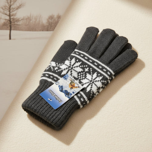 12 Pcs Guantes De Lana (12 Pcs) - Gris