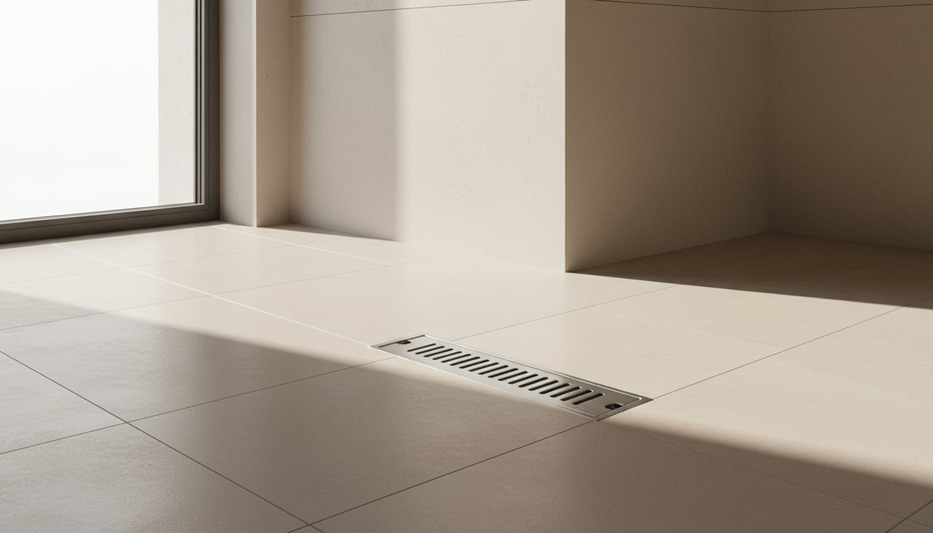 Baño Drenaje De Ducha Coladera Anti-olor Y Oculto 40x10cm